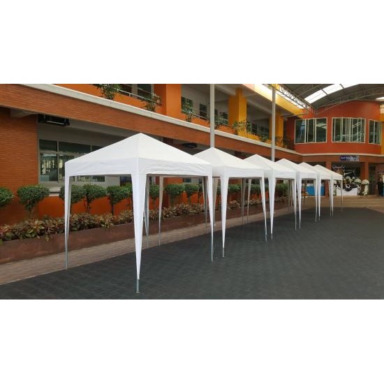 เต็นท์ทรงปิระมิดสีขาว ขนาด  2 X 2 เมตร